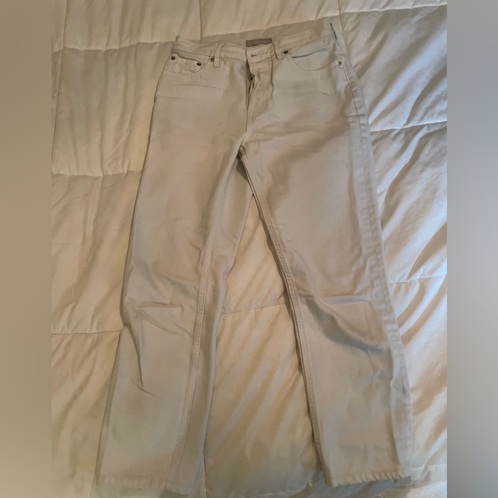 Everlane The Cheeky Jean Crop White Size 27